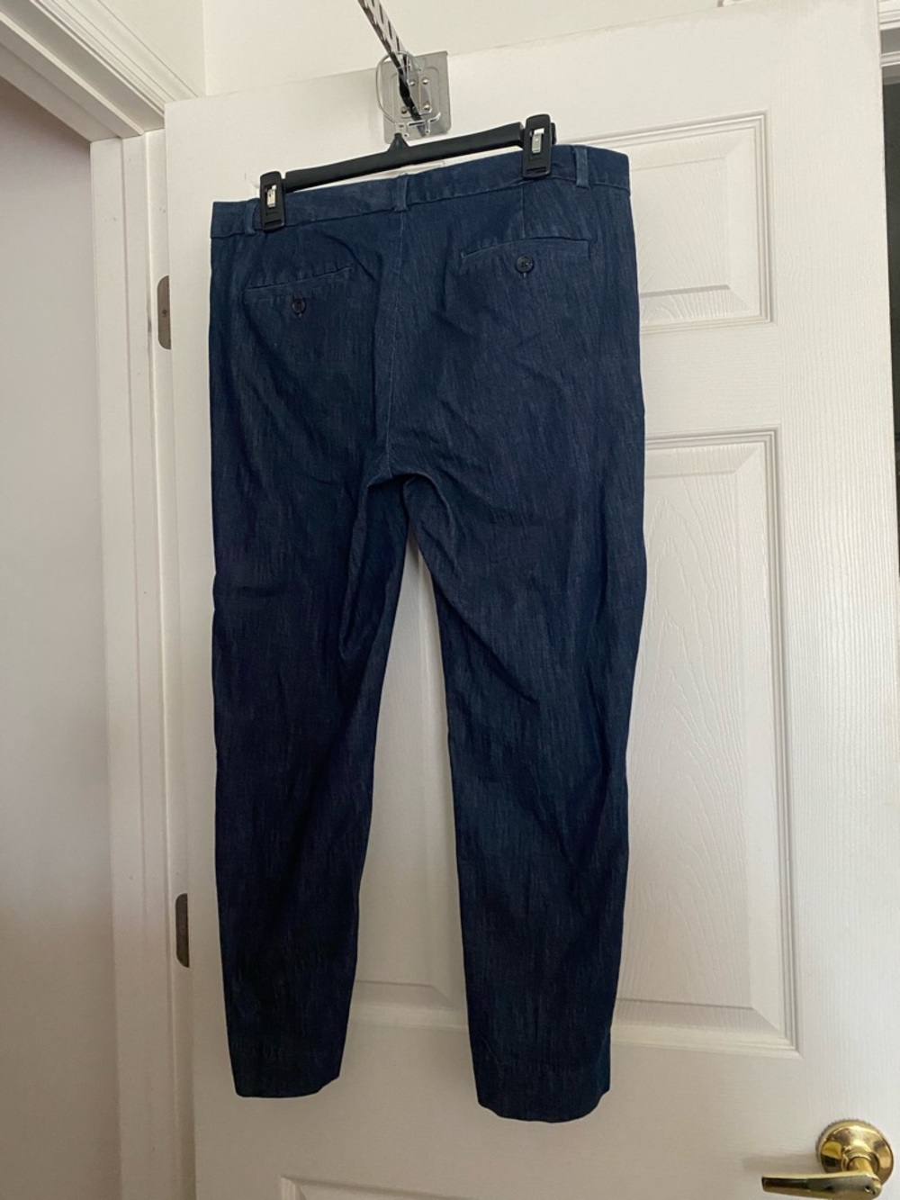 Banana Republic Avery Navy/Denim Dress Pants 31/12 - Picture 2 of 6